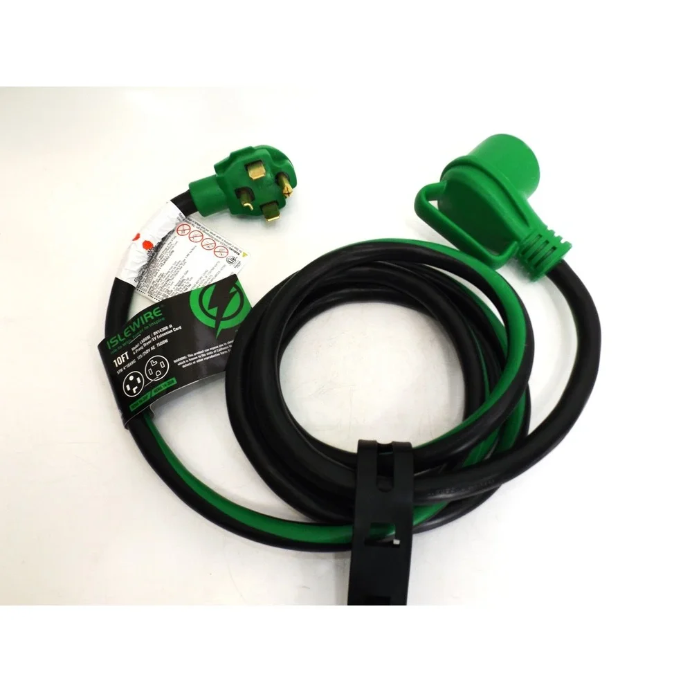 ISLEWIRE 4 Prong Dryer/EV Extension Cord 10 Ft, 30 Amp NEMA 14-30P to 14-30R 125